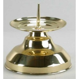 Brass candlestick - 9 cm