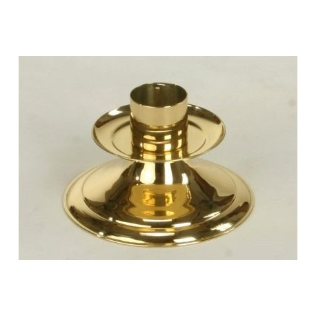 Brass candlestick - 9 cm (3)