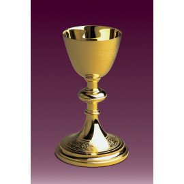 Chalice decorated with or without engraving