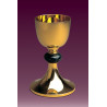 Chalice with Italian marble in nodus, plain or with engraving