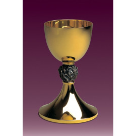 Chalice with four evangelists, in animal motifs, plain or with engraving
