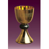Chalice with Italian marble in nodus, decorated with or without engraving