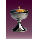 Field ciborium, brass, nickel-plated