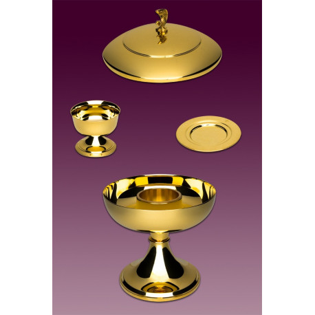 Ciborium for Holy Communion under two forms