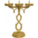 BRASS THREE-ARM CANDLESTICK (25)