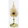 Reliquary of Gothic type, gold-plated
