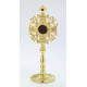 Gemstone reliquary, gold-plated - 24 cm (9.4 inches)