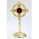 Gemstone reliquary, gold-plated - 32 cm (12.6 inches)