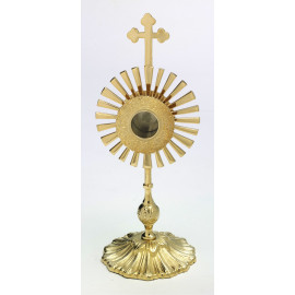 Gold-plated reliquary - 32 cm (12.6 inches)