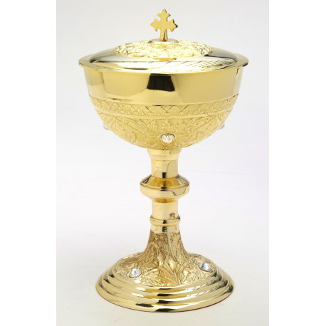 Gemstone ciborium - 25 cm (9.8 inches)