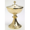 Gold-plated ciborium - 23 cm (9.1 inches)
