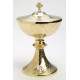 Gold-plated ciborium - 23 cm (9.1 inches)
