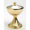 Gold-plated ciborium - 17 cm (6.7 inches)