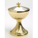 Gold-plated ciborium - 17 cm (6.7 inches)
