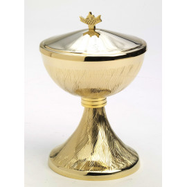 Gold-plated ciborium - 17 cm (6.7 inches)