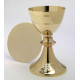 Chalice with paten (cross) - 20 cm (7.9 inches)