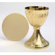Gilded chalice - 17 cm (6.7 inches)
