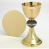 Chalice with beautiful ring + paten - 20 cm (7.9 inches)