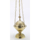 Thurible + boat + spoon - gold color set