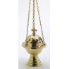 Thurible + boat + spoon - gold color set