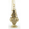 Set of gold thurible + boat