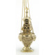 Set of gold thurible + boat