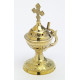 Set of gold thurible + boat