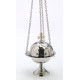 Nickel-plated thurible - 15 cm (5.9 inches)