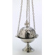 Nickel-plated thurible - 16 cm (6.3 inches)
