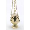 Set of gold thurible + boat