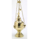 Brass thurible, gilded - 23 cm (9.1 inches)