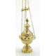 Brass thurible, decorated - 25 cm (9.8 inches)