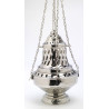 Nickel thurible - 33 cm (13 inches)