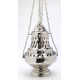 Nickel thurible - 33 cm (13 inches)