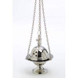 Nickel thurible - 12 cm (4.7 inches)
