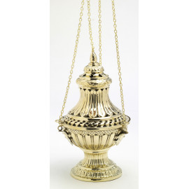 Brass thurible - 30 cm (11.8 inches)