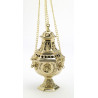 Solid brass thurible - 27 cm (10.6 inches)