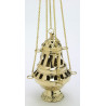 Brass thurible with steel coating - 16 cm (6.3 inches)