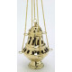 Brass thurible with steel coating - 16 cm (6.3 inches)