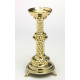 Solid brass altar candleholder - 36 cm (14.2 inches)