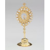 Reliquary - 20 cm (7.9 inches) with gemstones, gold-plated