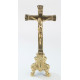 Altar cross + 2 candlesticks