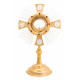 Gold-plated monstrance H 40 cm (15.7 inches).