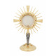 Gold-plated monstrance H 45 cm (17.7 inches).