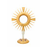 Gold-plated monstrance H 36 cm (14.2 inches)