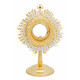 Gold-plated monstrance height 31 cm (12.2 inches).