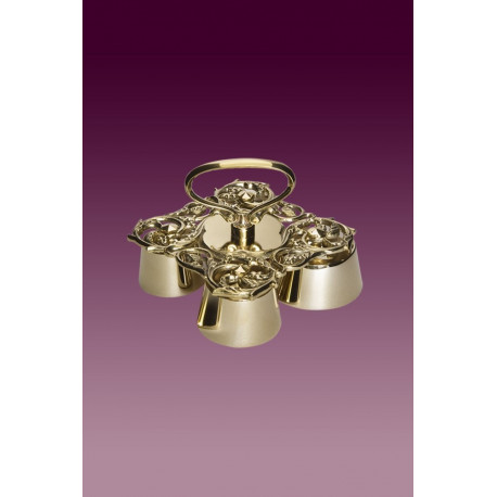 Altar Bells Baroque - polished brass - 4 tons (4)