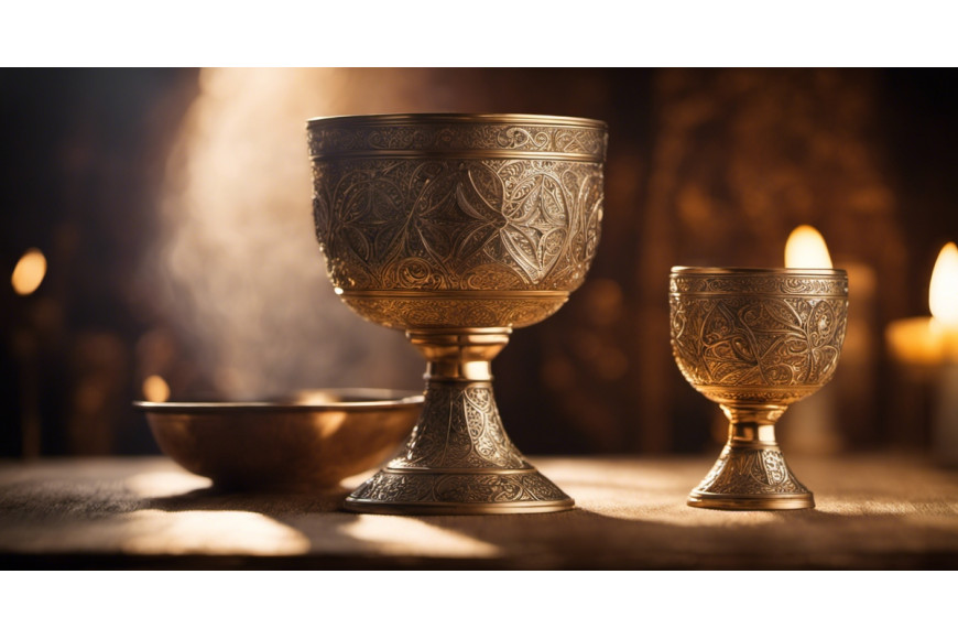 Who can touch the chalice?
