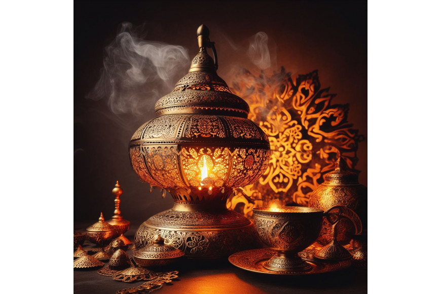 What is the lighting of holy lamp?