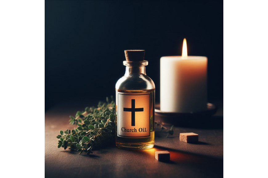 What is church oil made of? 